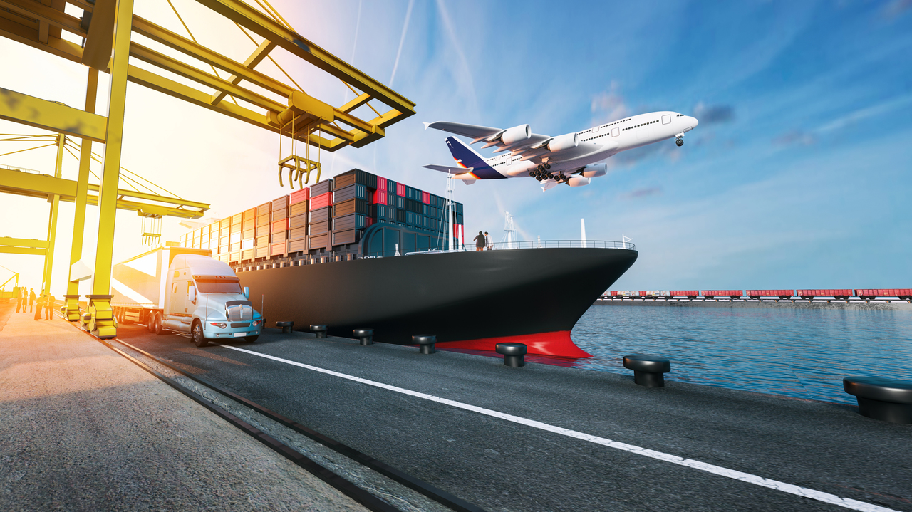 Cargo transport through land, sea, and air