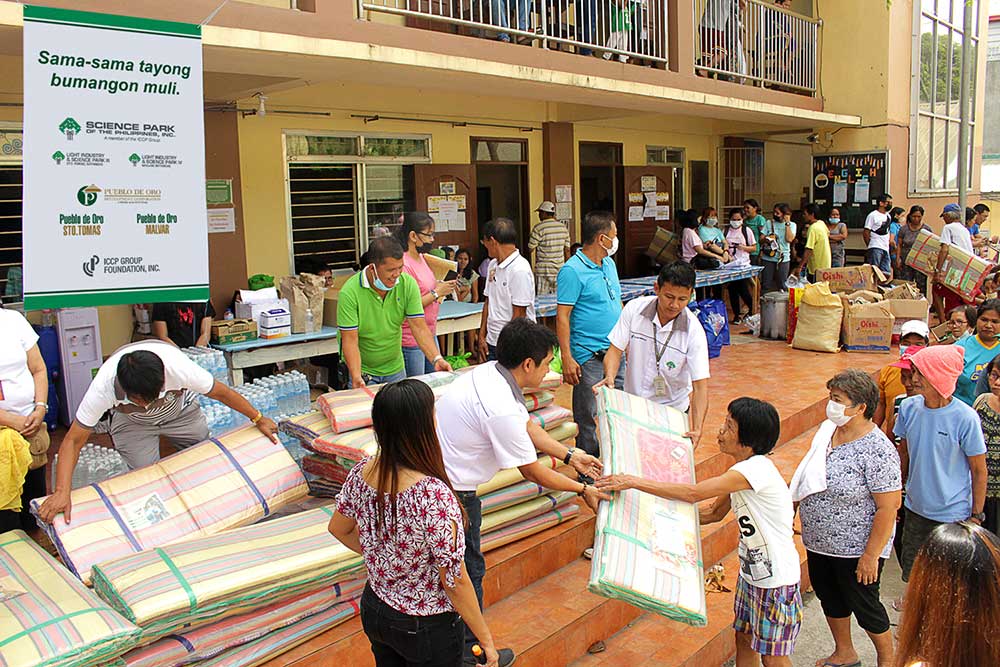 SPPI-PDO-Organize-Donation-Drives-for-Taal-Evacuees