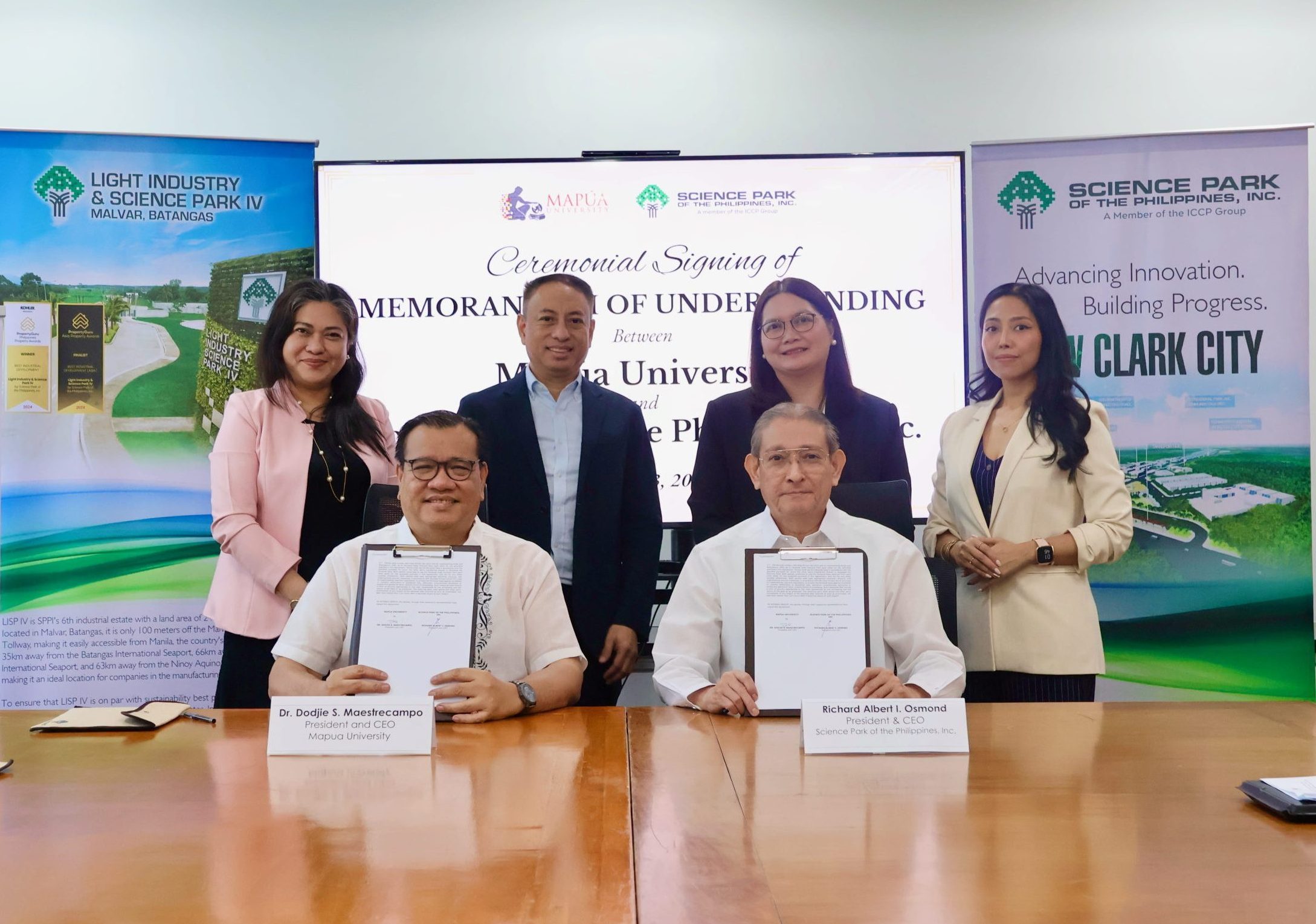 Mapúa University and Science Park of the Philippines, Inc. team up for future and industry-ready graduates